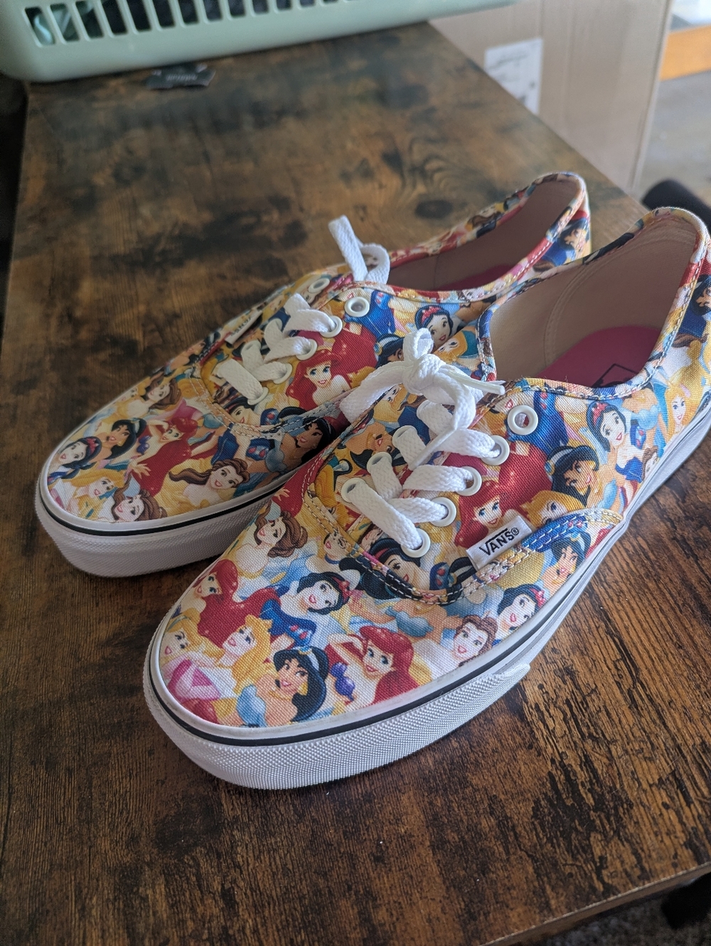 NEW w/o tags Authentic Vans Disney DISNEY PRINCESS slip ons - Picture 2 of 7